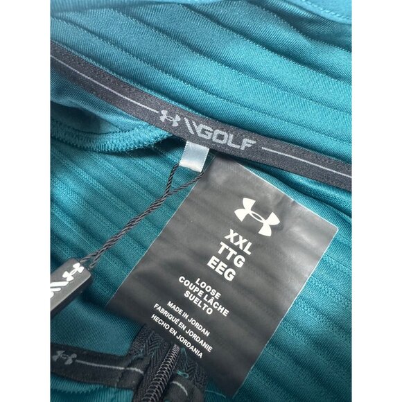 Under Armour Men Storm Daytona Golf Pullover XXL 2XL Sweatshirt Jacket Green - Picture 5 of 14